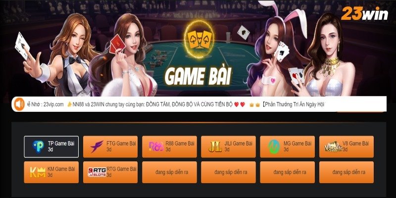 Tham gia chơi nhiều trò chơi hot tại 23Win